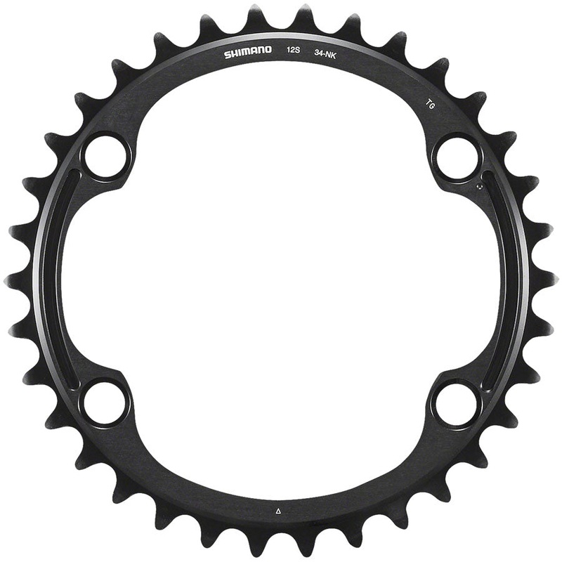 Shimano Dura-Ace FC-R9200 12-Speed Chainring – Asymmetric 110 BCD BLK 34t