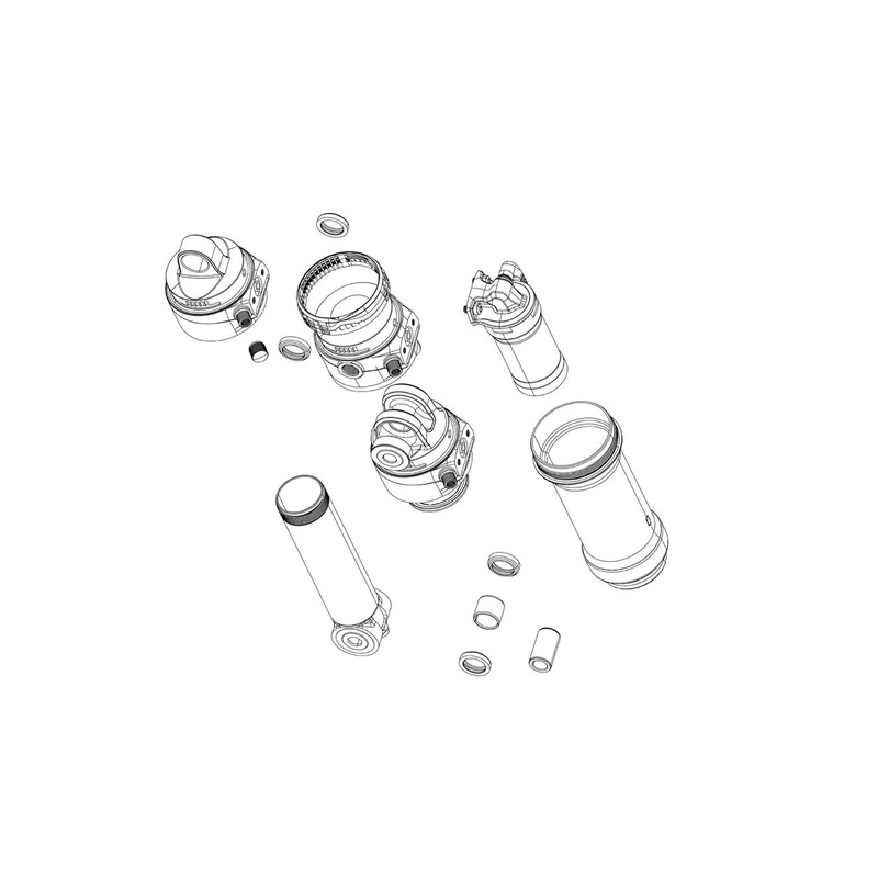 RockShox Rear Shock Volume Reducer Kit – Token 1T/4.7mm Deluxe/Super Deluxe 2017+