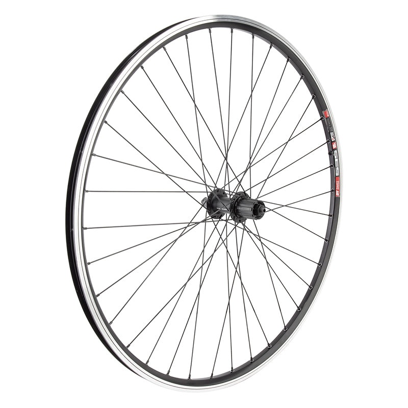 Wheelmaster 700C/29″ DT 535 Rim Black w/ Shimano T3000 Hub 8-10spd Cassette Black