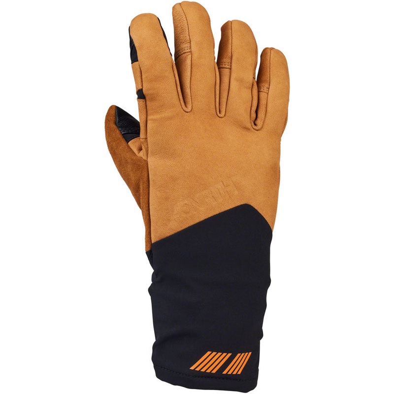 45NRTH 2024 Sturmfist 5 LTR Leather Gloves – Tan/Black, Full Finger, X-Large