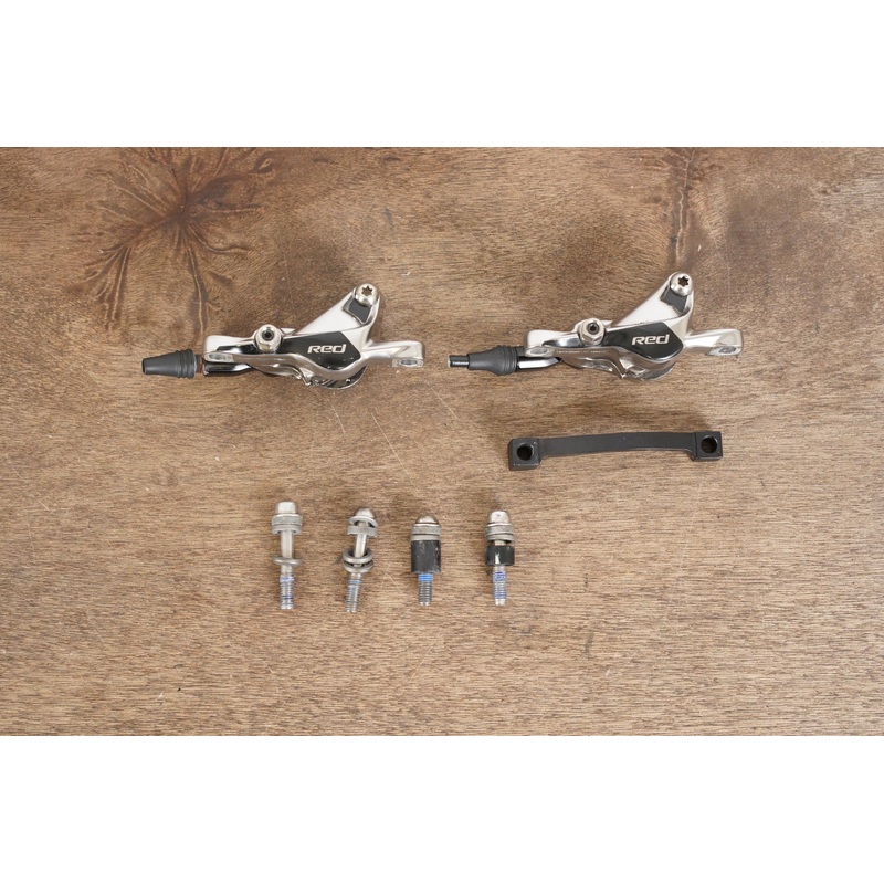 (2) SRAM Red Hydraulic Disc Brake Post Mount Road Calipers