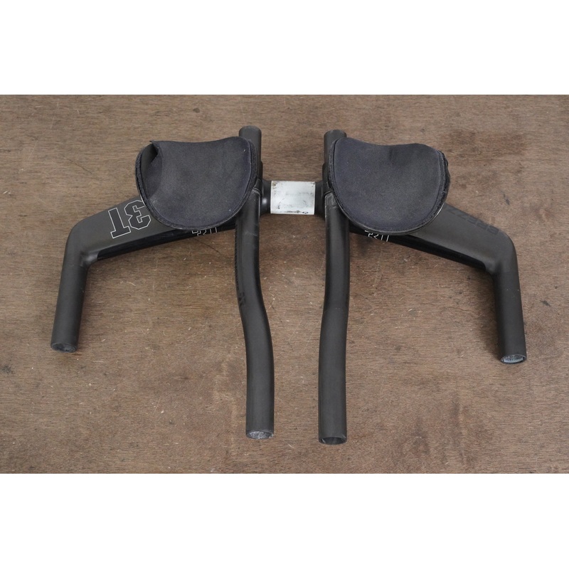 40cm 3T Brezza II Team Carbon Base Bar + Carbon 3T Extensions TT Triathlon Handlebar