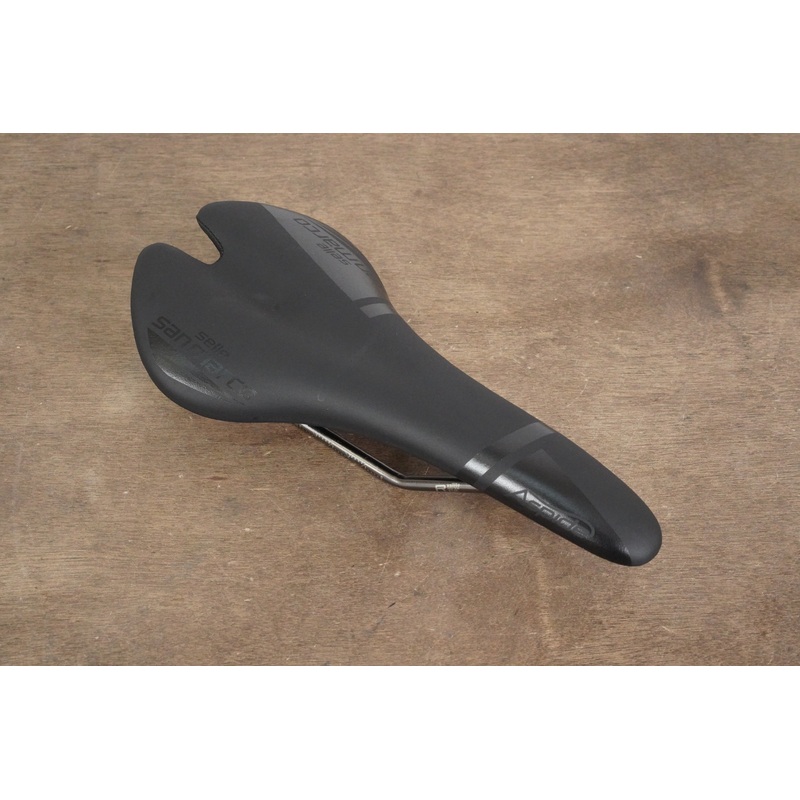 130mm (Narrow) Selle San Marco Aspide Stainless Steel Rail Road Saddle 177g