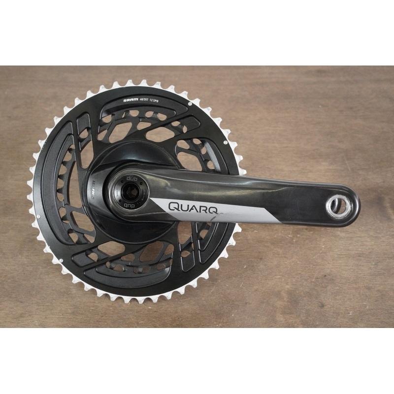 172.5mm 48/35T DUB Quarq 12 Speed Carbon Crankset
