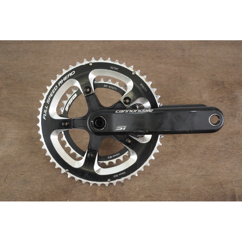 175mm 50/34T BB30 Cannondale Si Hollowgram Road Crankset
