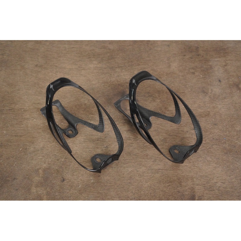 (2) Specialized S-WORKS Rib Cage II Carbon Water Bottle Cages 38g