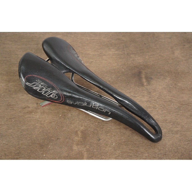 130mm Selle SMP Evolution Stainless Steel Rail Road Saddle 255g