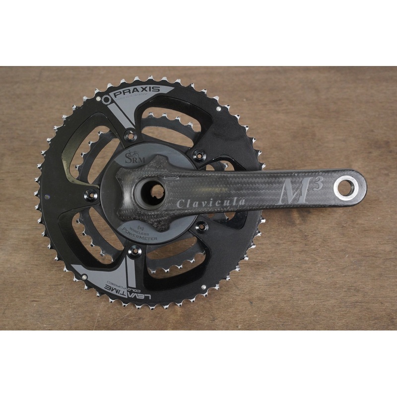 170mm 52/36T BB30 THM Clavicula M3 SRM Power Meter Carbon Crankset