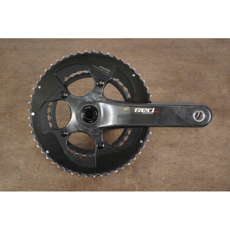 175mm 52/36T BB30 SRAM Red 22 Carbon Crankset