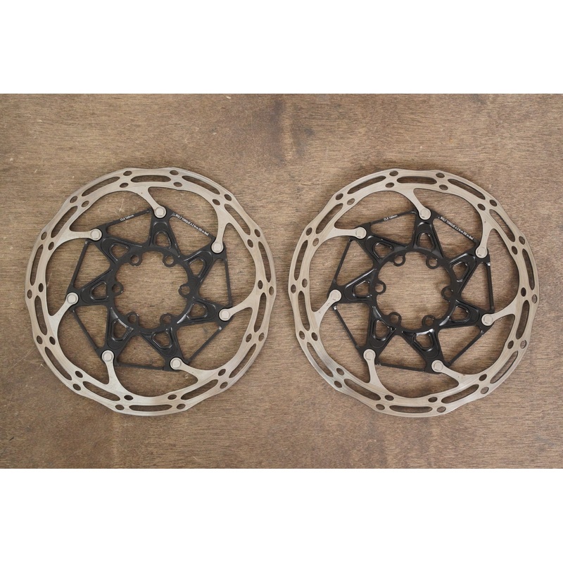 (2) 160mm SRAM CenterLine CLX 6 Bolt Disc Brake Rotors