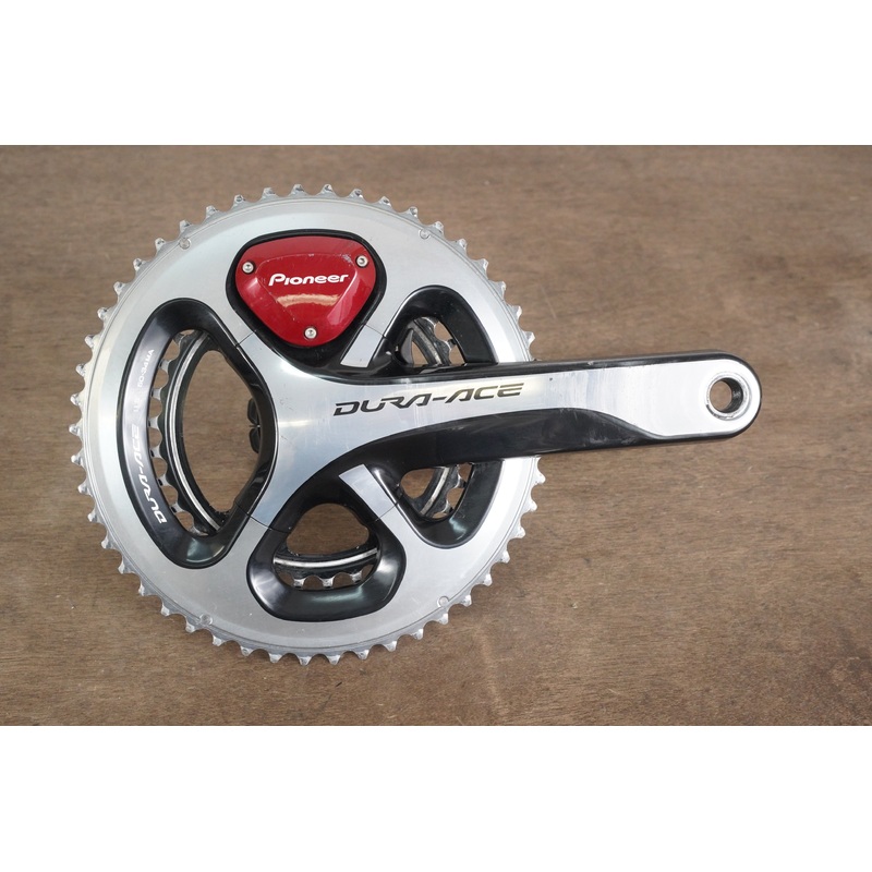 172.5mm 50/34T Shimano Dura Ace FC-9000 Pioneer Power Crankset *Needs Repair*