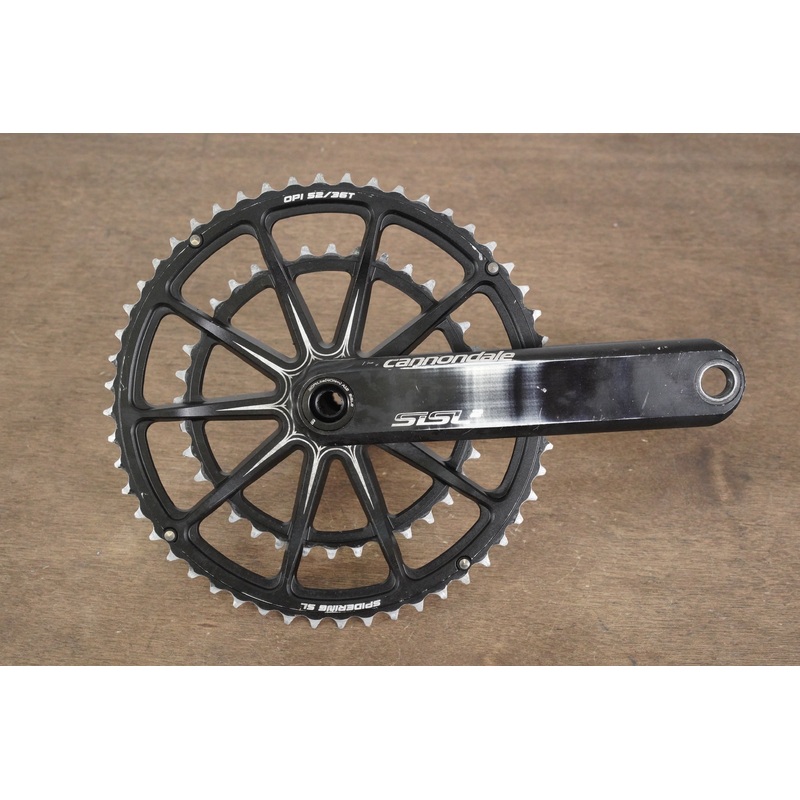 175mm 52/36T BB30 Cannondale SiSL2 Spidering Hollowgram Road Crankset