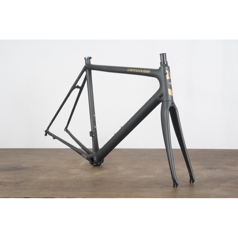 56cm Cannondale SuperSix EVO Black Inc. Carbon Rim Brake Frameset Super Six