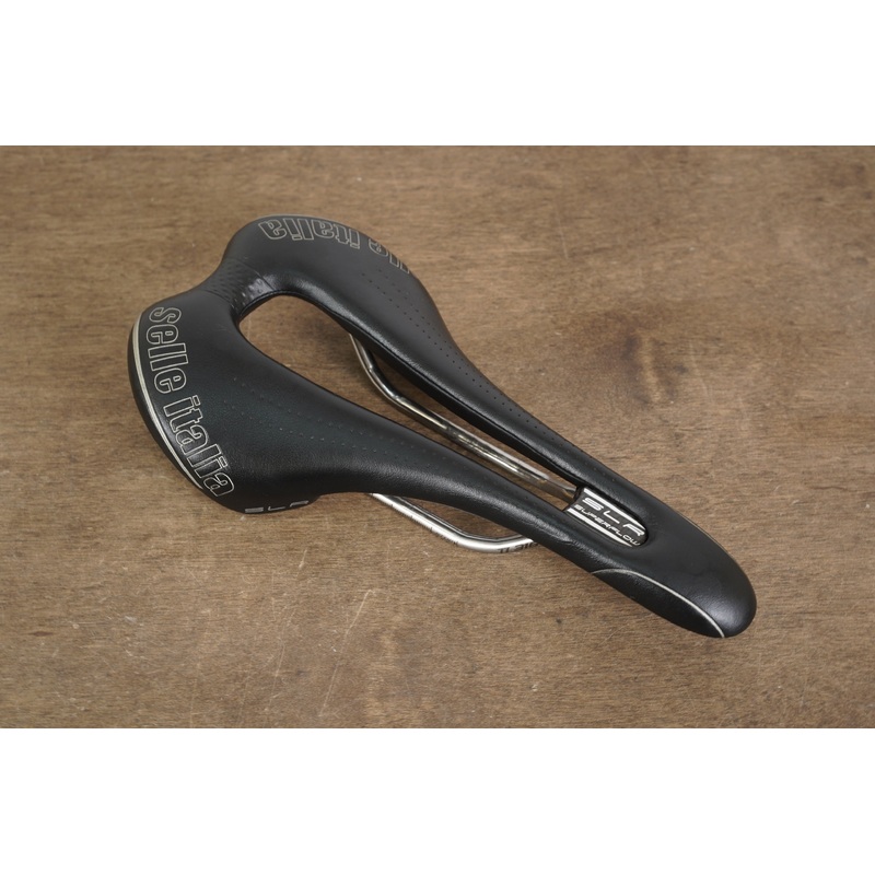 143mm Selle Italia SLR Superflow Titanium 316 Rail Road Saddle 183g