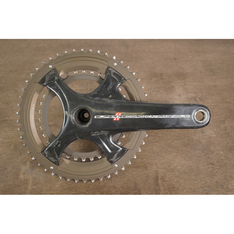 172.5mm 50/34T Campagnolo Super Record 11 Speed Carbon Crankset
