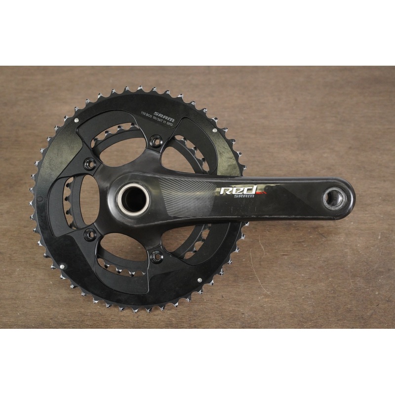 172.5mm 50/34T GXP SRAM Red 22 Stages Power Meter Carbon Crankset