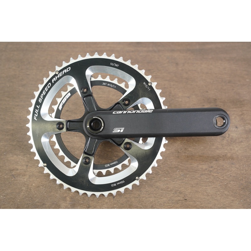 175mm 52/36T BB30 Cannondale Si Hollowgram Road Crankset
