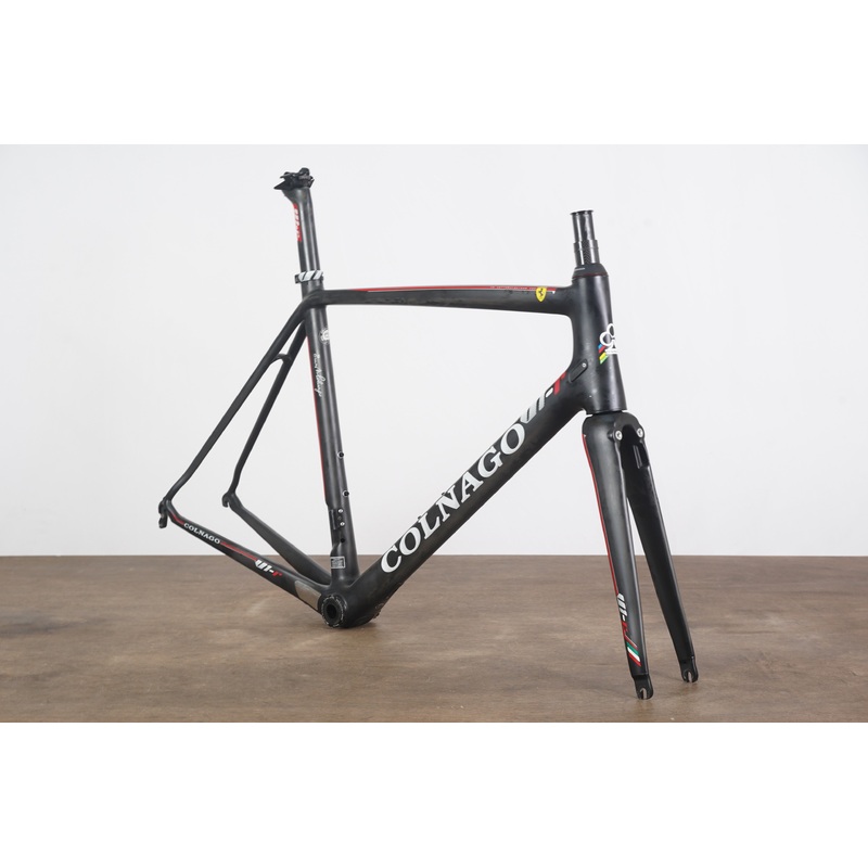 54s Colnago V1-R Ferrari Edition Carbon Rim Brake Road Frameset