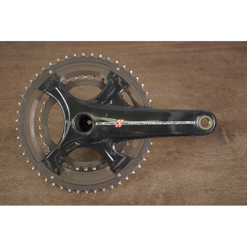 170mm 50/34T Campagnolo Super Record 11 Speed Carbon Crankset