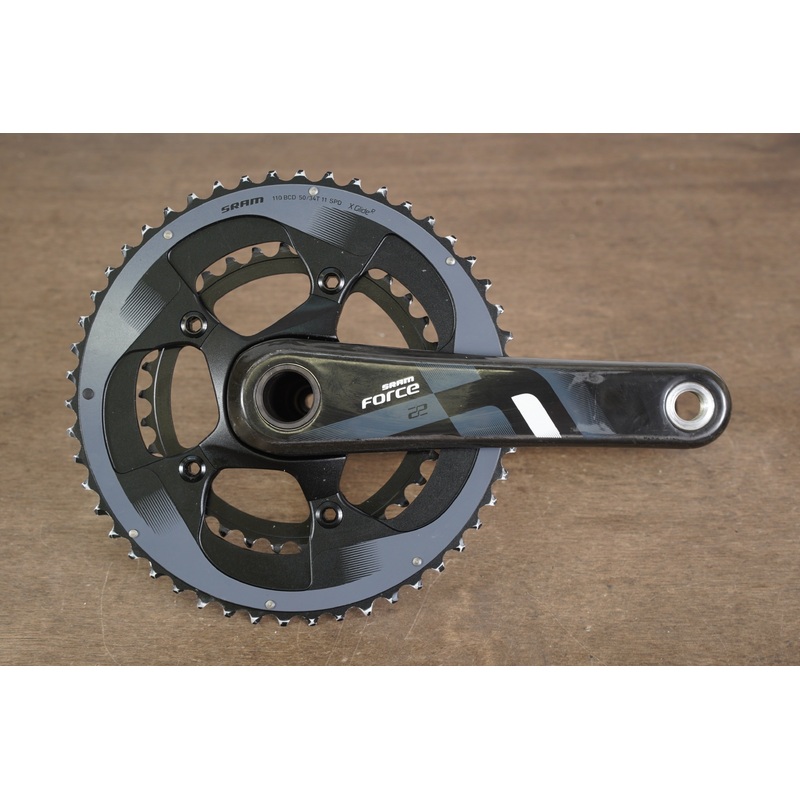 172.5mm 50/34T GXP SRAM Force 22 11 Speed Road Crankset