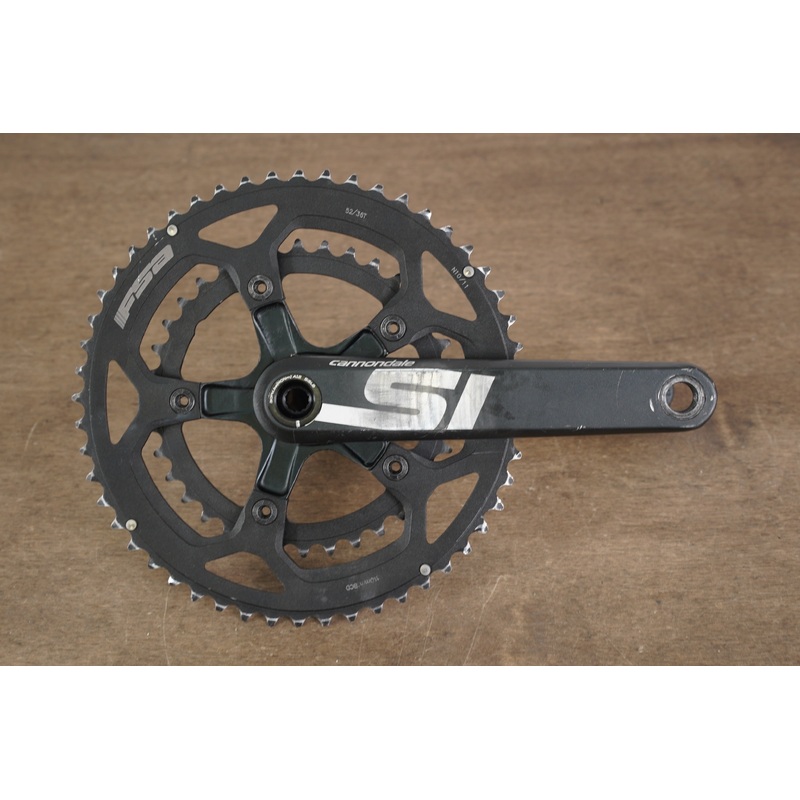 172.5mm 52/36T BB30 Cannondale Si Road Crankset