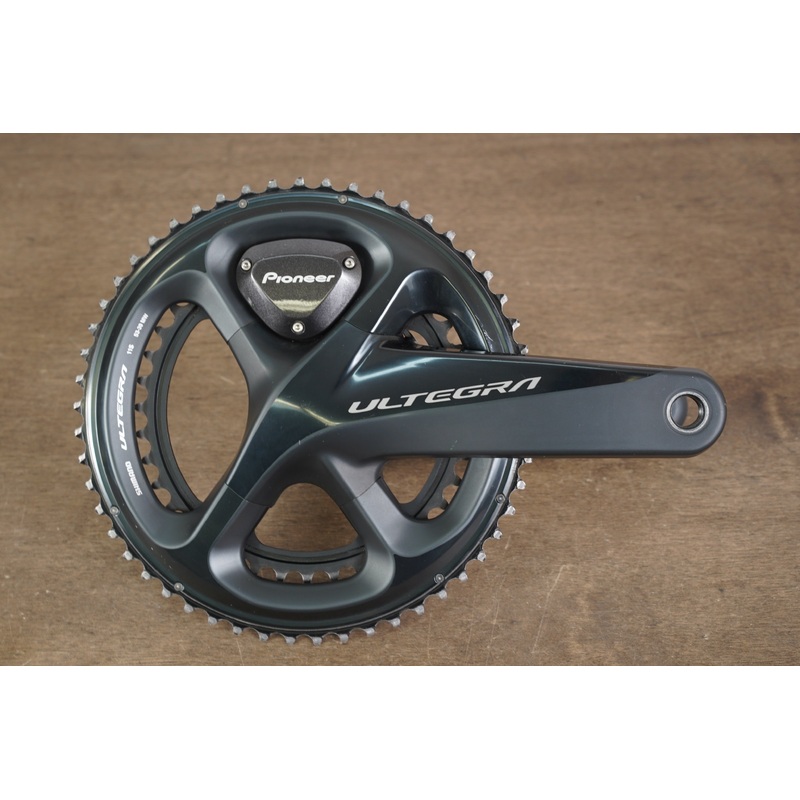 172.5mm 53/39T Shimano Ultegra FC-R8000 Pioneer Dual Sided Power Meter Crankset