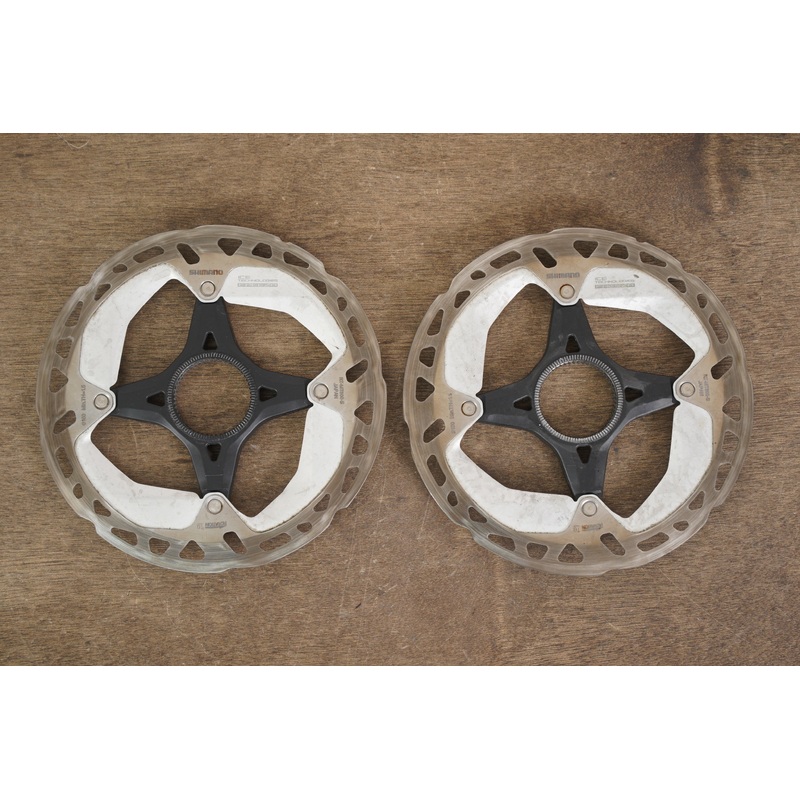 (2) 160mm Shimano XT RT-MT800-S Center Lock Disc Brake Road CX MTB Rotors