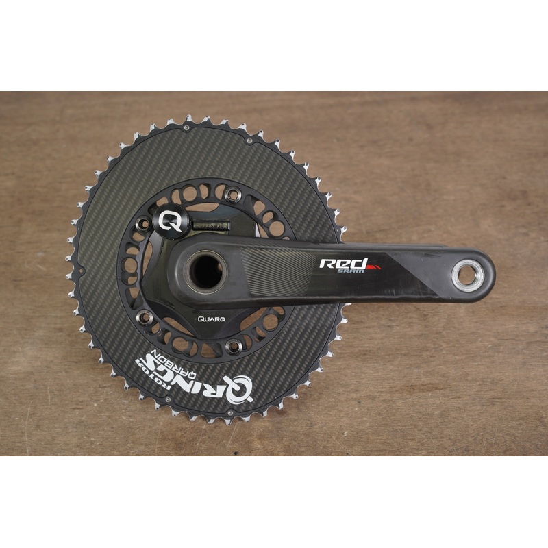 172.5mm 50/34T GXP SRAM Red 22 Q-Rings Quarq Power Meter Crankset