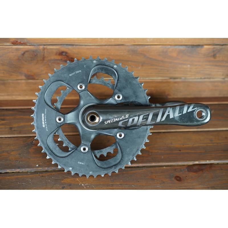175mm 50/34T BB30 Specialized Carbon Road Crankset