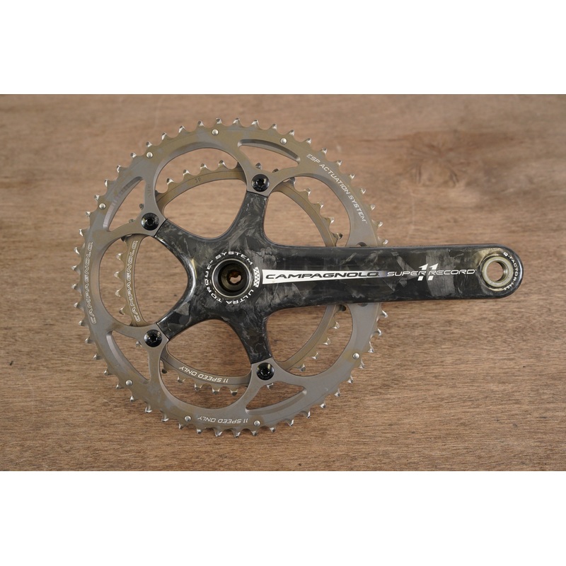 175mm 53/39T Campagnolo Super Record 11 Speed Carbon Crankset