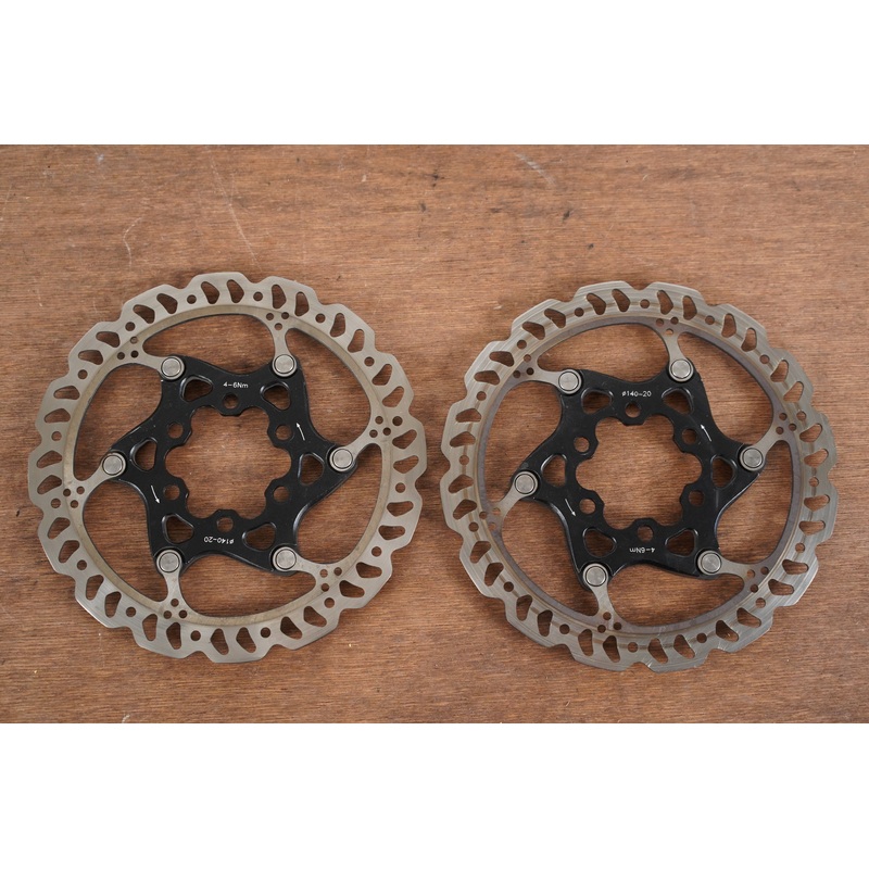 (2) 140mm 6-Bolt Disc Brake Rotors Road Gravel CX MTB