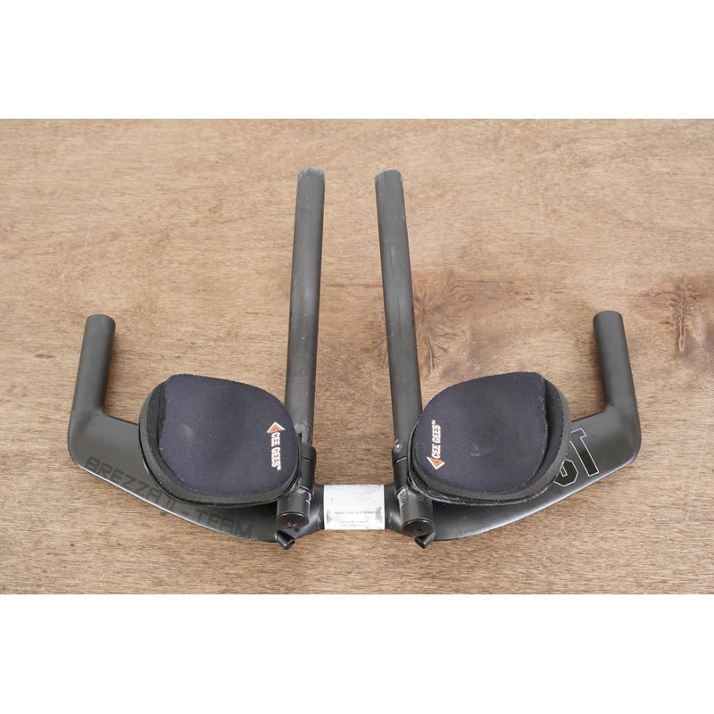 40cm 3T Brezza II Carbon Base Bar + Carbon 3T Extensions TT Triathlon Handlebar 559g