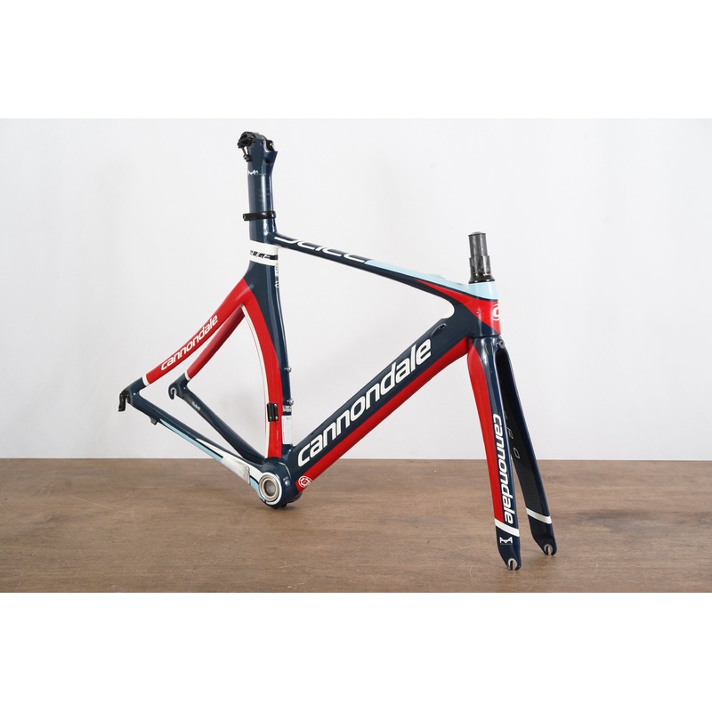 51cm Cannondale Slice Hi-Mod Carbon Rim Brake TT Triathlon Frameset HiMod