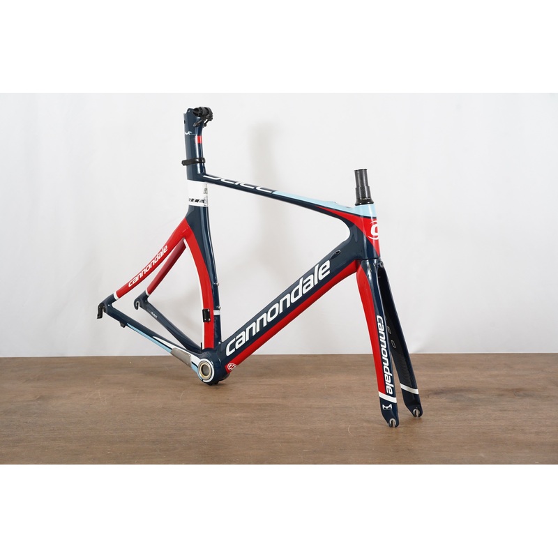 56cm Cannondale Slice Hi-Mod Carbon Rim Brake TT Triathlon Frameset HiMod