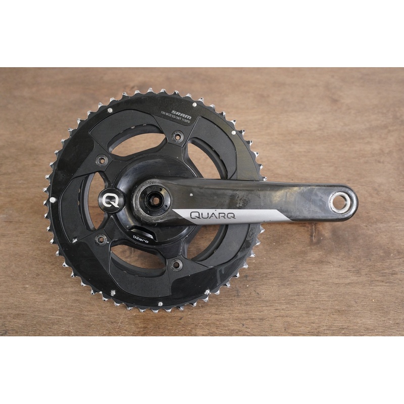 172.5mm 53/39T DUB Quarq DZero Power Meter Road Crankset