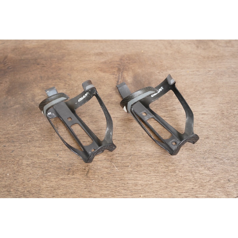 (2) Giant Carbon Water Bottle Cages