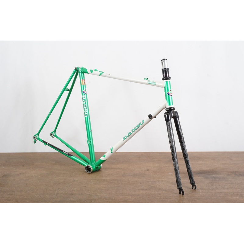 55cm Basso Loto Columbus SLX Wound Up Steel Rim Brake Road Frameset
