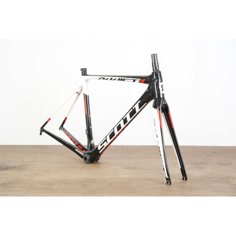 52cm Scott Addict HMF Carbon Rim Brake Road Frameset