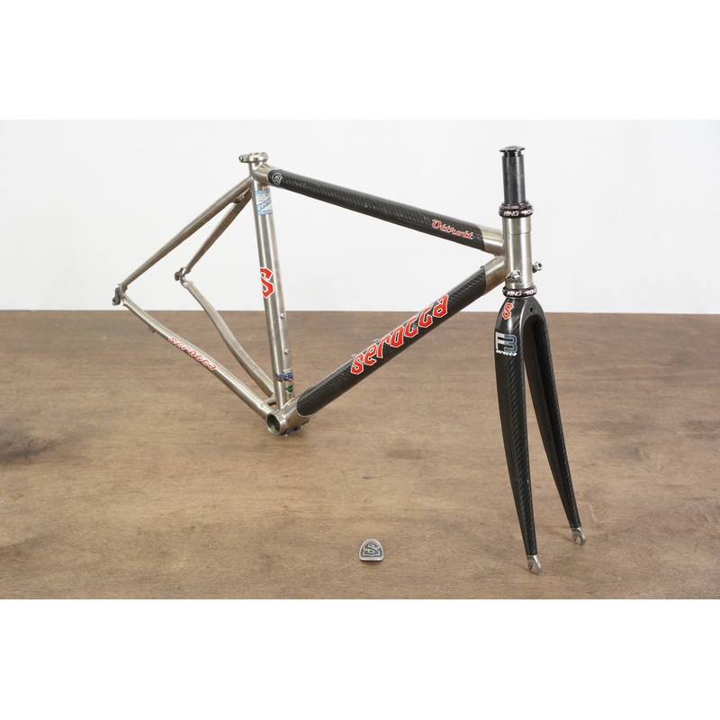 53cm Serotta Ottrott F3 Titanium Carbon Rim Brake Frameset