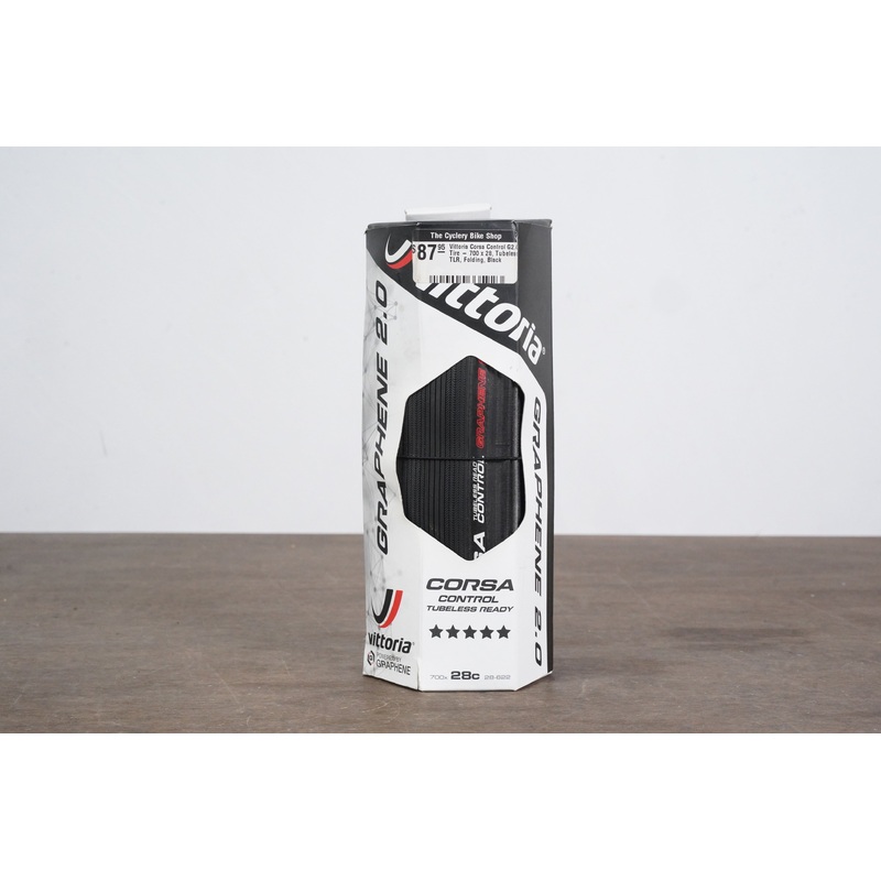 (1) NEW 700x28C 28mm Vittoria Corsa Control Tubeless Clincher Road Tire