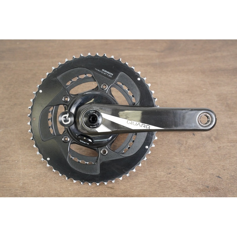172.5mm 52/36T BB30 Quarq DZero Power Meter Road Crankset