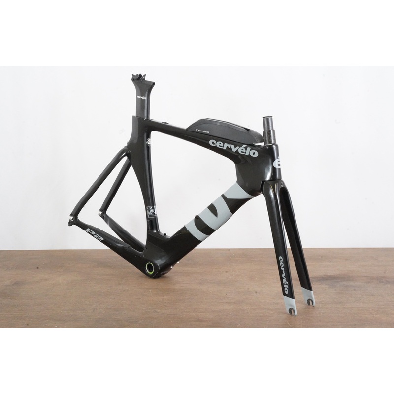 51cm Cervelo P2 Carbon Rim Brake TT Triathlon Aero Frameset