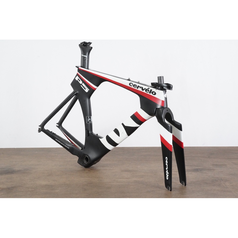 *Damaged* 51cm Cervelo P5 TT Triathlon Carbon Rim Brake Frameset