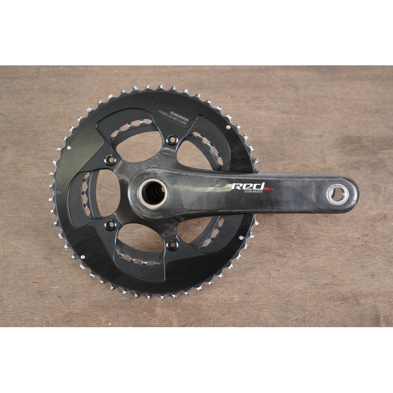 175mm 52/36T GXP SRAM Red 22 Carbon Crankset