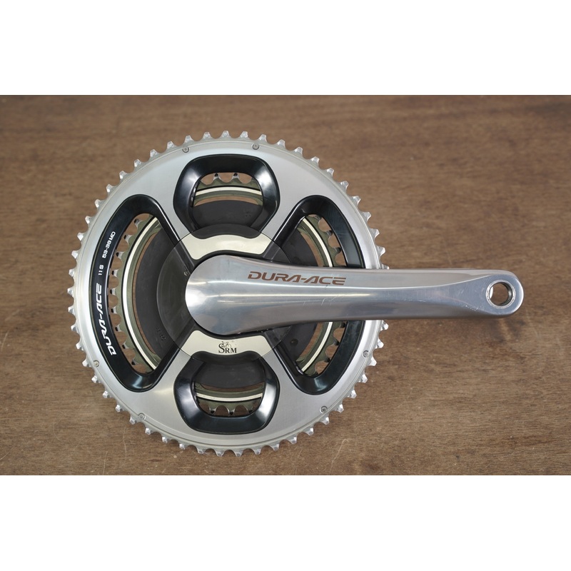 175mm 53/39T Shimano Dura-Ace FC-SR70 SRM Power Meter Crankset *Needs Repair*