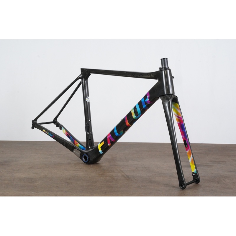 49cm Factor O2 VAM Attaquer Carbon Disc Brake Road Frameset