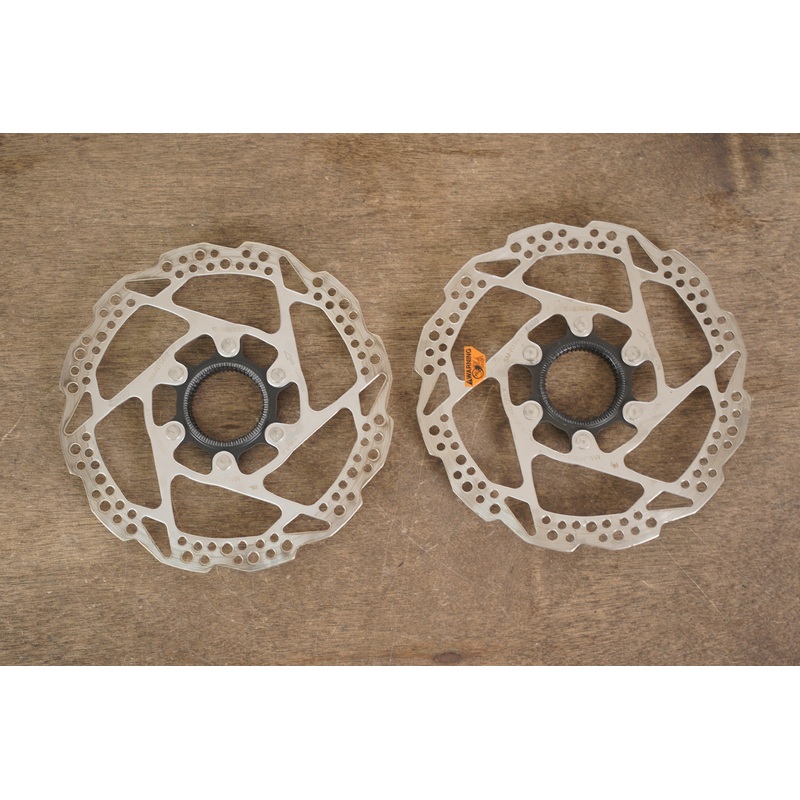 (2) 160mm Shimano Deore SM-RT54-S Center Lock Disc Brake CX Gravel MTB Rotor