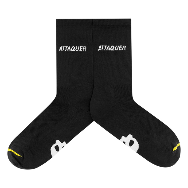 Attaquer All Day Side Logo Socks Black S