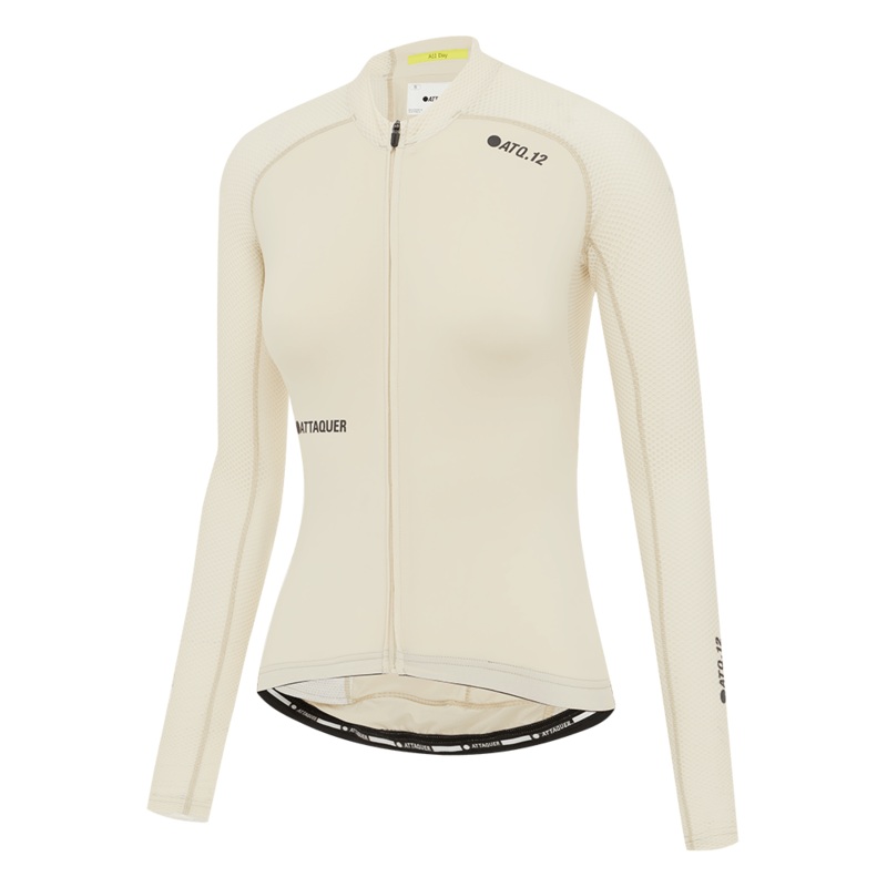 Attaquer Women’s All Day Summer LS Jersey Eggshell XXS
