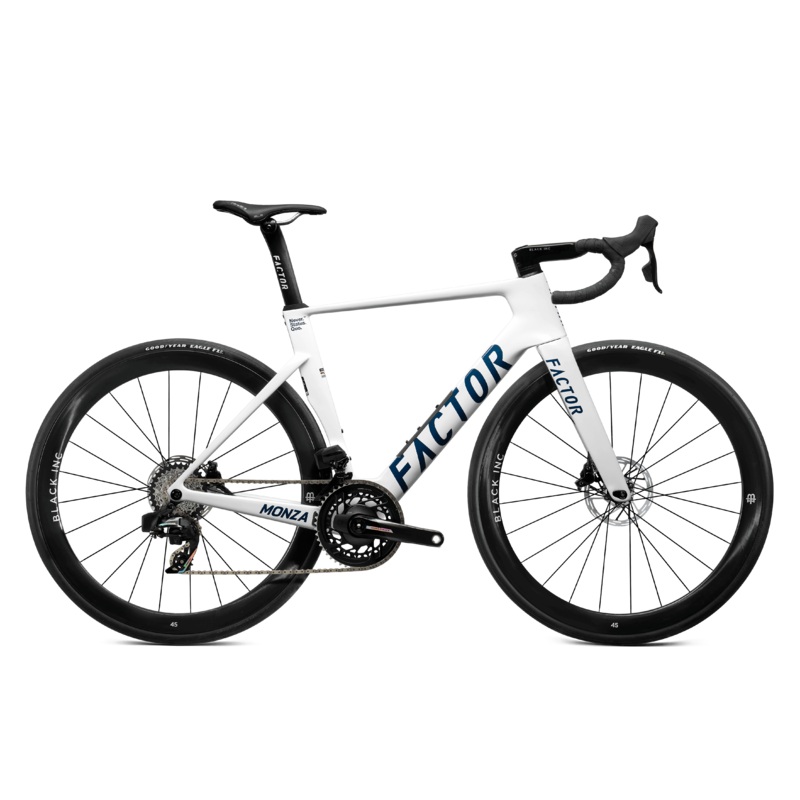 Factor Monza Force D2 w/Power Meter Solar Blue 45